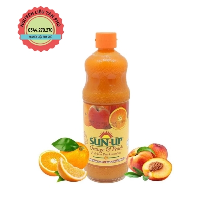 Nước Ép Trái Cây Cô Đặc Sunup Cam Đào 750ml