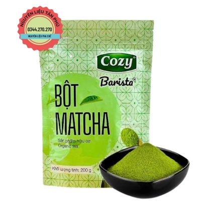 Bột Trà Xanh Matcha Cozy Barista 200gr