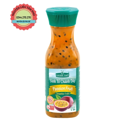 Sinh tố Golden Farm Chanh Dây 1L (Giảm 2k/ 1 chai khi mua 1T)