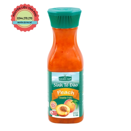 Sinh tố Golden Farm Đào 1L (Giảm 2k/ 1 chai khi mua 1T)