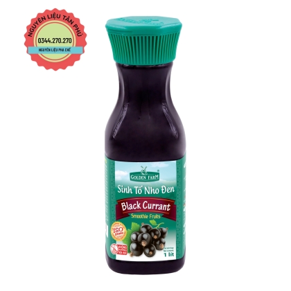 Sinh Tố Nho Đen Golden Farm 1L (Giảm 2k/ 1 chai khi mua 1T)