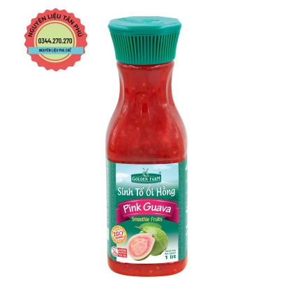 Sinh Tố Ổi Hồng Golden Farm 1L (Giảm 2k/ 1 chai khi mua 1T)