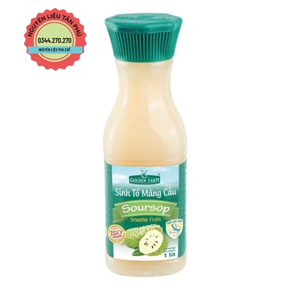 Sinh Tố Golden Farm Mãng Cầu 1L (Giảm 2k/ 1 chai khi mua 1T)
