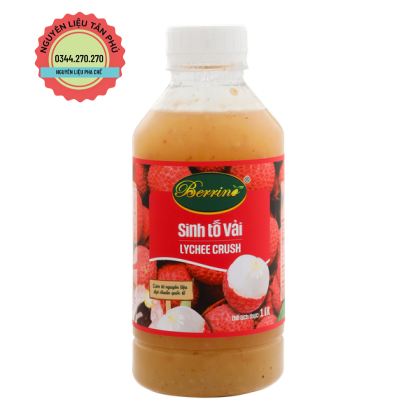 Sinh Tố Berrino Vải 1L (Giảm 2k/ 1 chai khi mua 1T)
