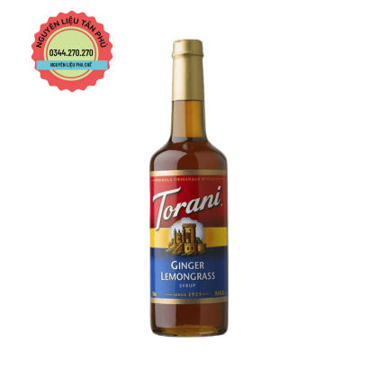 Syrup Torani Gừng Sả 750ml Torani Ginger Lemongrass Syrup