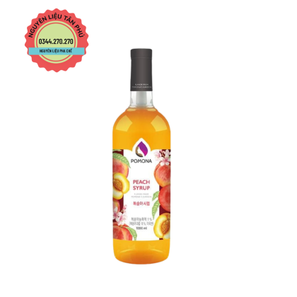 Syrup Pomona Đào 1L