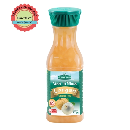 Sinh Tố Nhãn Golden Farm 1L (Giảm 2k/ 1 chai khi mua 1T)