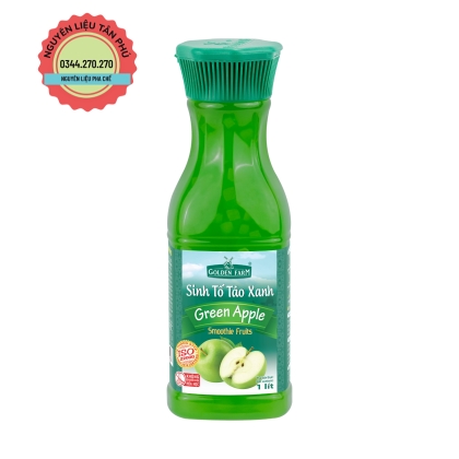 Sinh Tố Táo Xanh Golden Farm 1L (Giảm 2k/ 1 chai khi mua 1T)