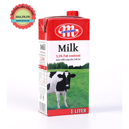 Sữa Tươi Nguyên Chất Tiệt Trùng MLEKOVITA 3,5%  1L 