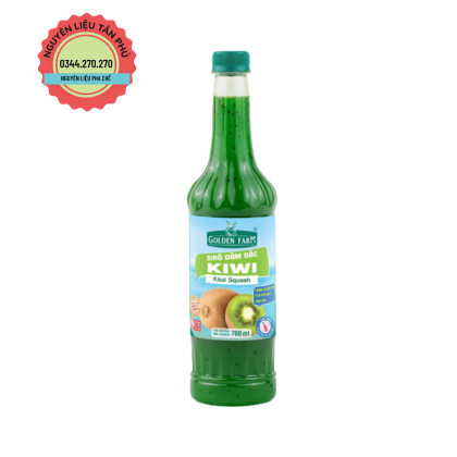 Syrup Goldenfarm Đậm Đặc Kiwi 700ml
