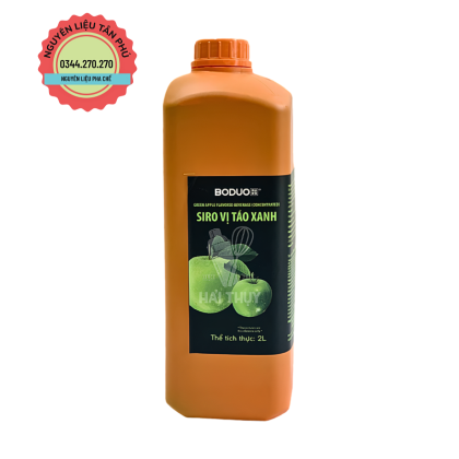 Syrup Boduo 2L Táo Xanh