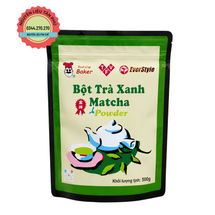 Bột Trà Xanh Matcha Everstyle Đài Loan 0.5Kg