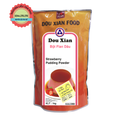 Bột Pudding Douxian Dâu 1kg
