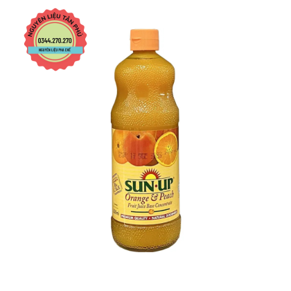Nước Ép Trái Cây Cô Đặc Sunup Cam Đào 750ml