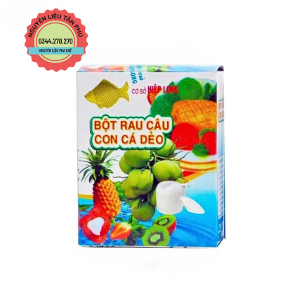 Bột Rau Câu Con Cá Dẻo Hiệp Long 3D Hộp 12 Gói