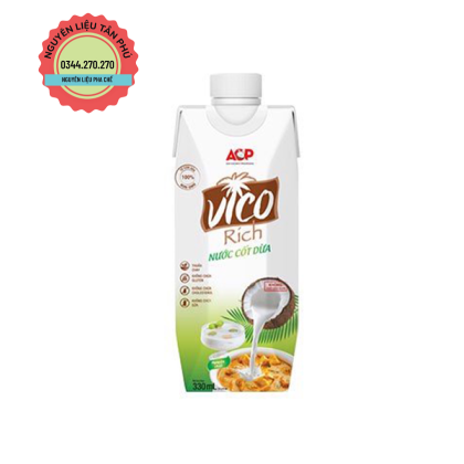 Nước Cốt Dừa Vico Rich 330ml