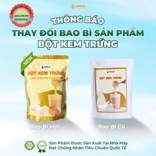 Bột kem trứng BKB 500g