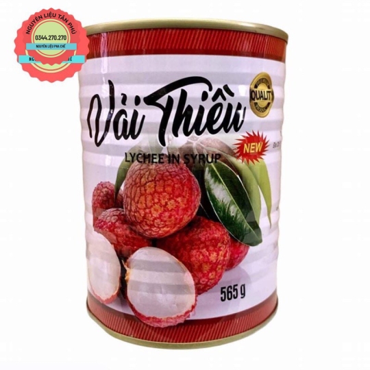 Vải ngâm đường FoodClub trắng 565gr