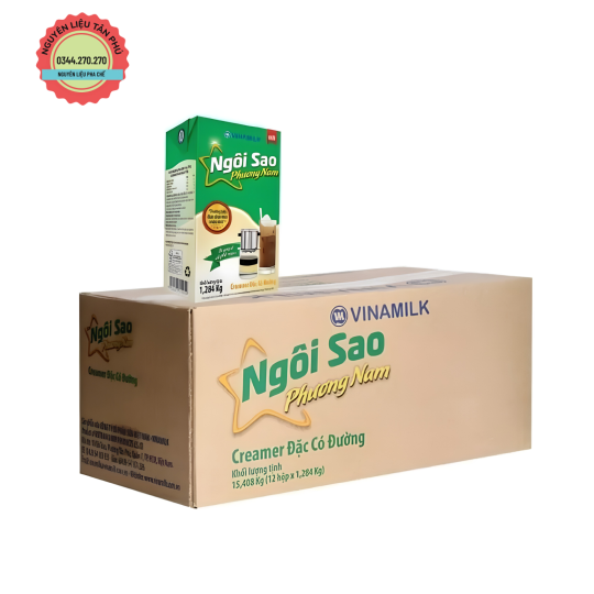 Sữa Đặc Ngôi Sao Phương Nam Xanh Lá 1284kg