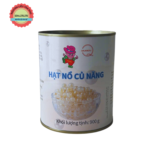 Hạt nổ củ năng  trắng  Shuangfu 900g