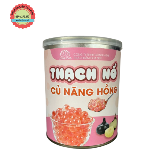 Hạt nổ củ năng Hồng Lotus