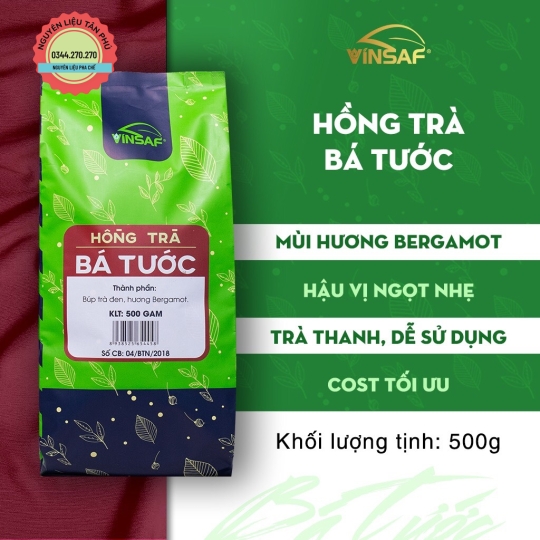 Hồng trà Bá Tước Vinsaf 500gr