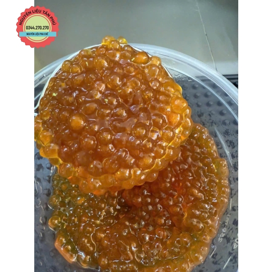 Trân Châu Hoàng Kim size Mini (Trứng cá hồi)  - Gói 1kg 